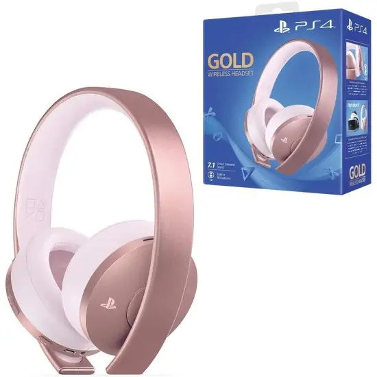 Sony Sony Playstation 4 Gold Wireless Headset Rose Gold Edition Ps4